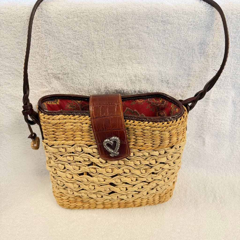 Brighton Sadie Weave Handbag